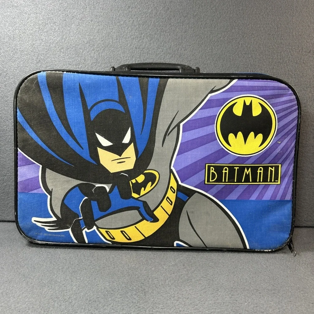 Vintage 1992‎ Batman DC Comics Suitcase Carry-On Collectible Retro Luggage